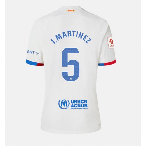 Maillot de foot Barcelona Inigo Martinez #5 Extérieur Femmes 2023-24 Manches Courte